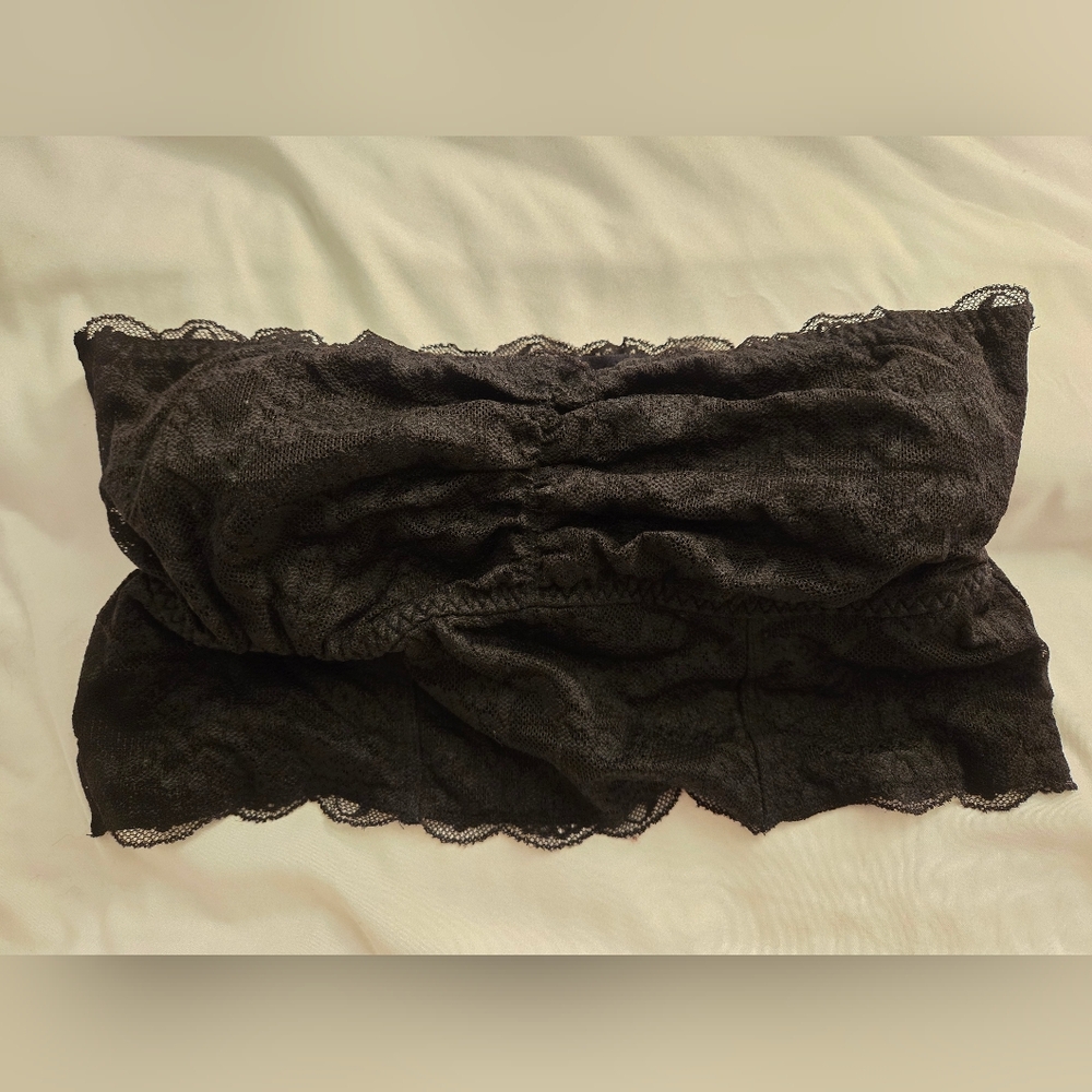 Victoria's Secret Black Lace Bandeau
